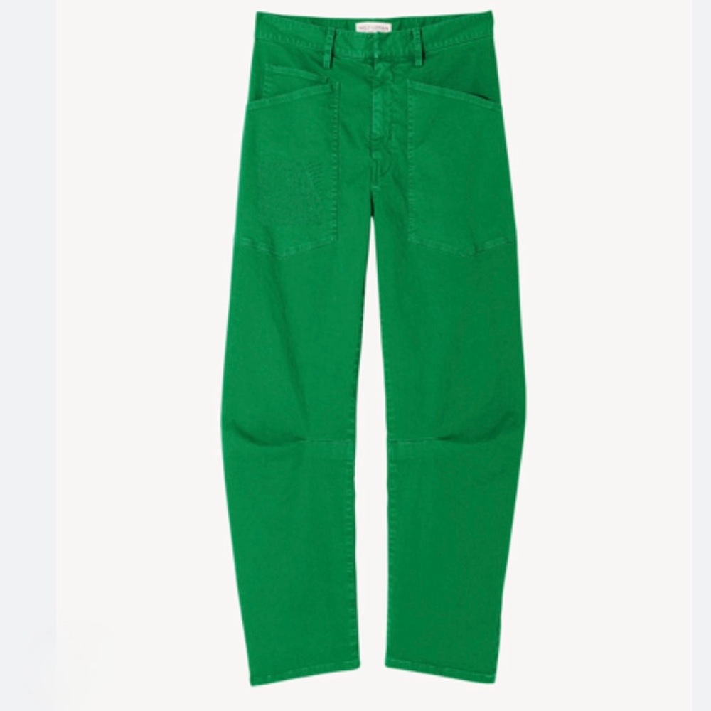 Nili Lotan Shon Pant In Malachite
Green